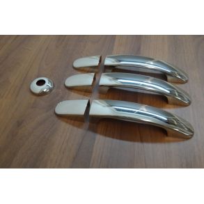 Chrom Drhndtag Cover i Rustfri Stl - Ford Transit Custom 2013->