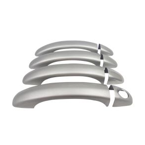 Mat Chrom Drhndtag Cover i Rustfri Stl - VW Touareg I 2003-2007