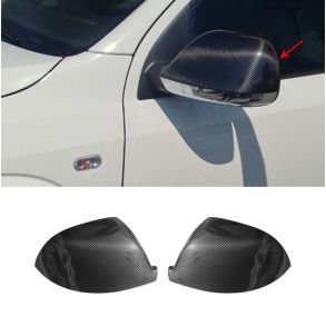 Spejlkappe 2 stk - VW Amarok rg. 2010-> - Sort Carbon