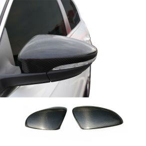 Spejlkappe 2 stk - VW Passat B7 rg. 2010-2015 - Sort Carbon