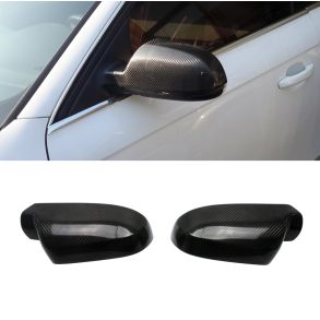 Spejlkappe 2 stk - Audi A3 Sportback rg. 2012-> - Sort Carbon