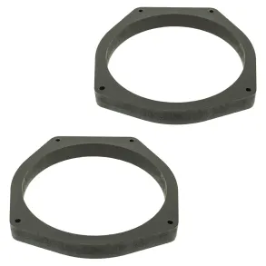 Hjttalerrammer 165 mm 2 Stk (MDF) - Honda Accord / Civic / CRX / Prelude rg. 1987-> 