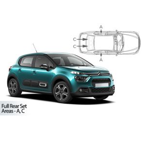 Solgardiner UV - Car Shades - Citroen C3 5-Drs rg. 2016->
