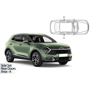 Solgardiner UV - Car Shades - Kia Sportage 5-Drs rg. 2021-> (Kun til sideruder)