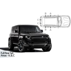 Solgardiner UV - Car Shades - Land Rover Defender D110 5-Drs rg. 2020->