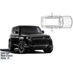 Solgardiner UV - Car Shades - Land Rover Defender D110 5-Drs rg. 2020-> (Kun til sideruder)