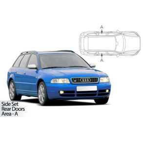 Solgardiner UV - Car Shades - AUDI A4 AVANT 1994-2001 (Kun til sideruder)