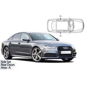 Solgardiner UV - Car Shades - AUDI A6 (C7) 4-Drs 2011-2018 (Kun til sideruder)