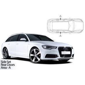 Solgardiner UV - Car Shades - AUDI A6 AVANT 2011-2018 (Kun til sideruder)