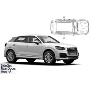 Solgardiner UV - Car Shades - AUDI Q2 5DR 2016-> (Kun til sideruder)