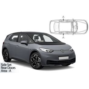 Solgardiner UV - Car Shades - VW ID.3 5-Drs rg. 2019-> (Kun til sideruder)