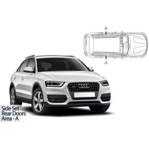 Solgardiner UV - Car Shades - AUDI Q3 5DR 2012-2018 (Kun til sideruder)