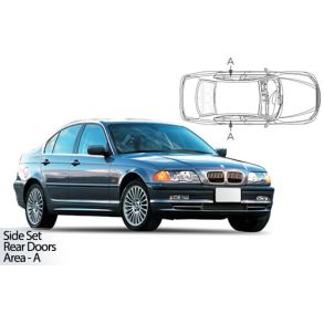 Solgardiner UV - Car Shades - BMW 3 SERIES E46 4-Drs 1998-2005 (Kun til sideruder)