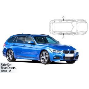 Solgardiner UV - BMW 3 SERIES F31 TOURING 2012-2019 (Kun til sideruder)