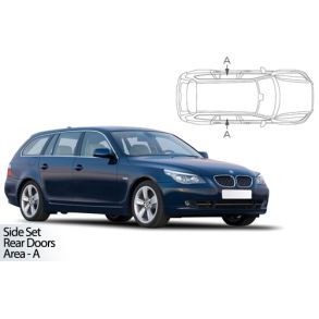 Solgardiner UV - Car Shades - BMW 5 SERIES E61 TOURING 2004-2010 (Kun til sideruder)