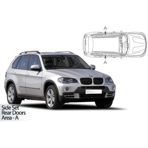 Solgardiner UV - BMW X5 E70 5DR 2007-2013 (Kun til sideruder)