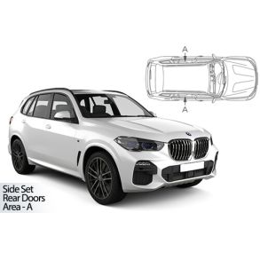 Solgardiner UV - Car Shades - BMW X5 (G05) 5DR 2018-> (Kun til sideruder)