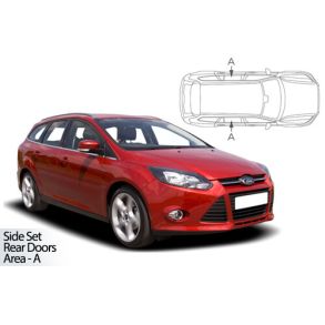 Solgardiner UV - Car Shades - FORD FOCUS ESTATE 2011-2018 (Kun til sideruder)