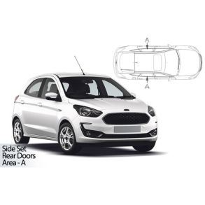 Solgardiner UV - Car Shades - FORD KA+ rg. 2016-> (Kun til sideruder)