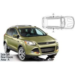 Solgardiner UV - Car Shades - FORD KUGA 5-Drs 2012-2019 (Kun til sideruder)
