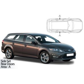 Solgardiner UV - Car Shades - FORD MONDEO ESTATE 2007-2014 (Kun til sideruder)
