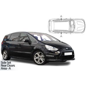 Solgardiner UV - Car Shades - FORD S-MAX 5-Drs 2010-2015 (Kun til sideruder)