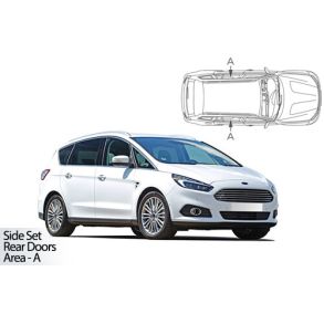 Solgardiner UV - Car Shades - FORD S MAX 5-Drs 2015-> (Kun til sideruder)
