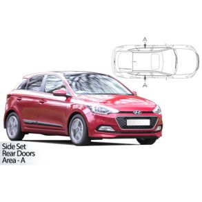 Solgardiner UV - Car Shades - HYUNDAI I20 5-Drs 2014-2020 (Kun til sideruder)