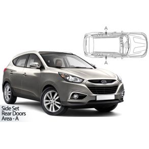 Solgardiner UV - Car Shades - HYUNDAI IX35 5-Drs 2010-2015 (Kun til sideruder)