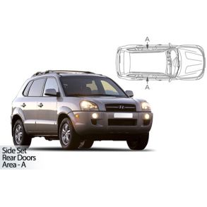 Solgardiner UV - Car Shades - HYUNDAI TUCSON 5-Drs 2005-2009 (Kun til sideruder)