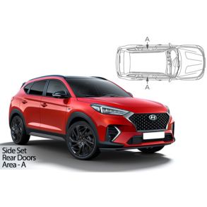 Solgardiner UV - Car Shades - HYUNDAI TUCSON 5-Drs 2018-2021 (Kun til sideruder)