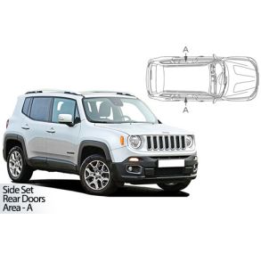 Solgardiner UV - Car Shades - JEEP RENEGADE 5-Drs 2015-> (Kun til sideruder)