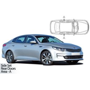 Solgardiner UV - Car Shades - KIA OPTIMA 4-Drs 2015-2020 (Kun til sideruder)