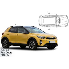 Solgardiner UV - Car Shades - KIA STONIC 5-Drs 2017-> (Kun til sideruder)