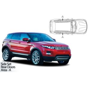 Solgardiner UV - Car Shades - LAND ROVER RANGE ROVER EVOQUE 5-Drs 2011-2018 (Kun til sideruder)