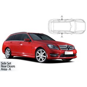 Solgardiner UV - Car Shades - MERCEDES C CLASS ESTATE 2007-2013 S204 (Kun til sideruder)