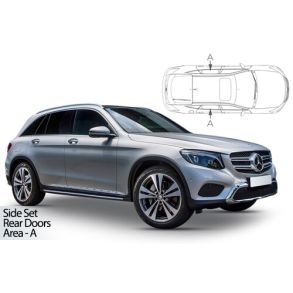 Solgardiner UV - Car Shades - MERCEDES GLC 5-Drs 2015-> (Kun til sideruder)