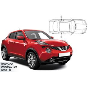 Solgardiner UV - Car Shades - NISSAN JUKE 5-Drs 2010-2019 (Kun til sideruder)