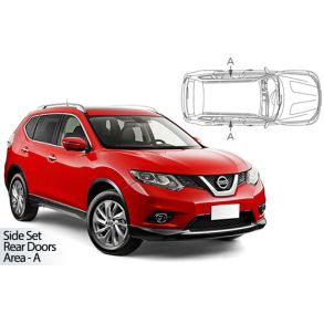 Solgardiner UV - Car Shades - NISSAN X-TRAIL 5-Drs 2013-> (Kun til sideruder)
