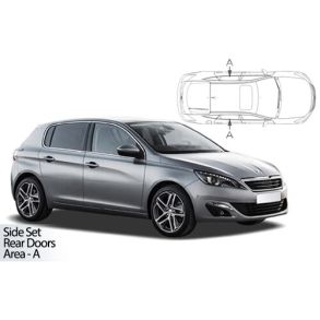 Solgardiner UV - Car Shades - PEUGEOT 308 5-Drs 2013-> (Kun til sideruder)