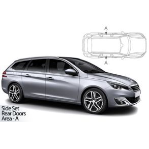 Solgardiner UV - Car Shades - PEUGEOT 308 ESTATE 2013-> (Kun til sideruder)