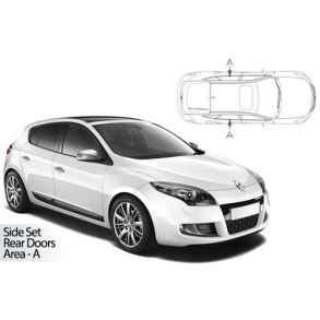 Solgardiner UV - Car Shades - RENAULT MEGANE 5-Drs 2008-2016 (Kun til sideruder)