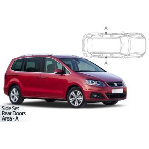 Solgardiner UV - Car Shades - SEAT ALHAMBRA 5DR 2010-> (Kun til sideruder)