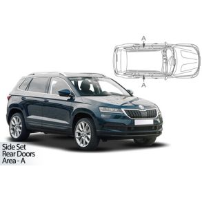 Solgardiner UV - Car Shades - SKODA KAROQ 2017-> (Kun til sideruder)