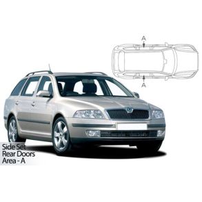 Solgardiner UV - Car Shades - SKODA OCTAVIA EST 2004-2013 (Kun til sideruder)