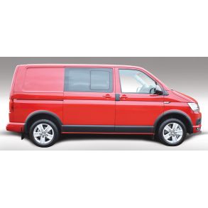 Sidelister Sort Plast - VW Transporter/California T5/T5.1 2003-2015 & T6/T6.1 2015-> (SWB) - 5 stk.
