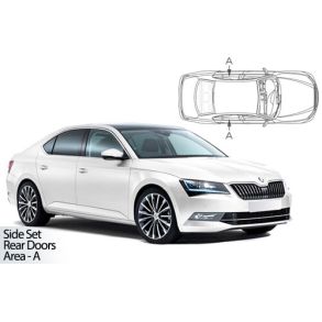 Solgardiner UV - Car Shades - SKODA SUPERB 5-Drs 2015-> (Kun til sideruder)