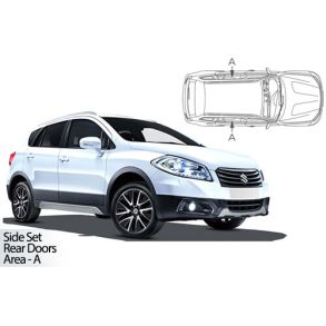 Solgardiner UV - Car Shades - SUZUKI S-CROSS 5-Drs 2013-> (Kun til sideruder)