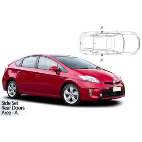 Solgardiner UV - Car Shades - TOYOTA PRIUS 5-Drs 2009-2015 (Kun til sideruder)