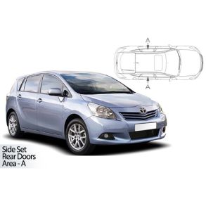 Solgardiner UV - Car Shades - TOYOTA VERSO 5-Drs 2009-2018 (Kun til sideruder)